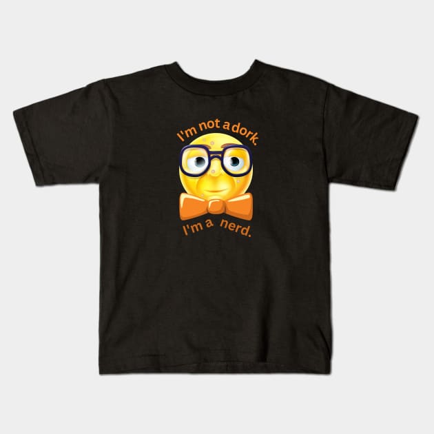 Dork Nerd Kids T-Shirt by MCsab Creations